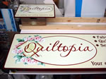 Plywood Sign