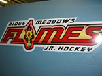 Ridge Meadows Flames Signage