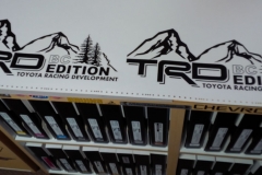 TRD TOYOTA box decals