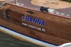 Marine lettering graphics