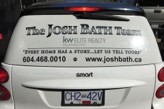 Vehicle lettering graphics